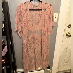 Open from cardigan style cover